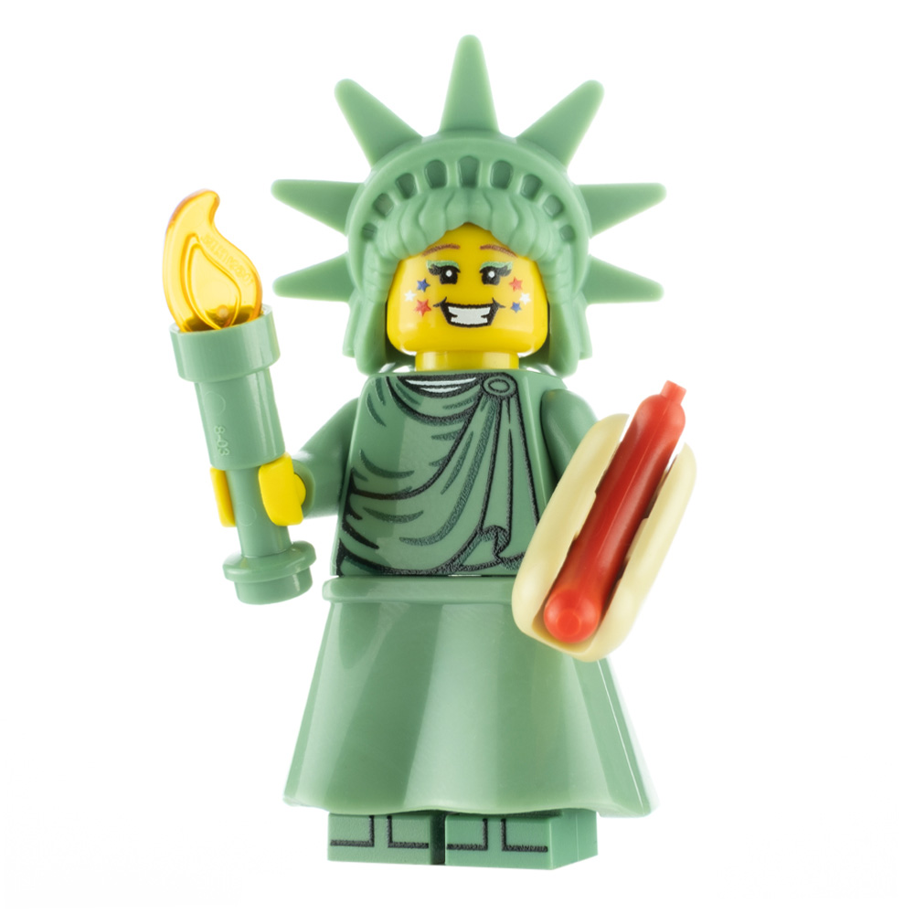 additional image for Custom Design Minifigure Miss Liberty