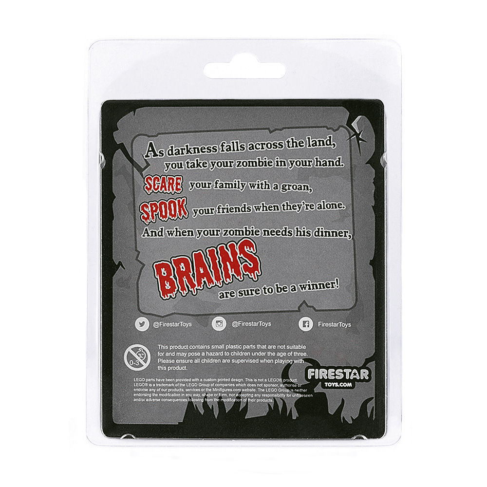 additional image for Personalised Minifigure Packaging - Zombie