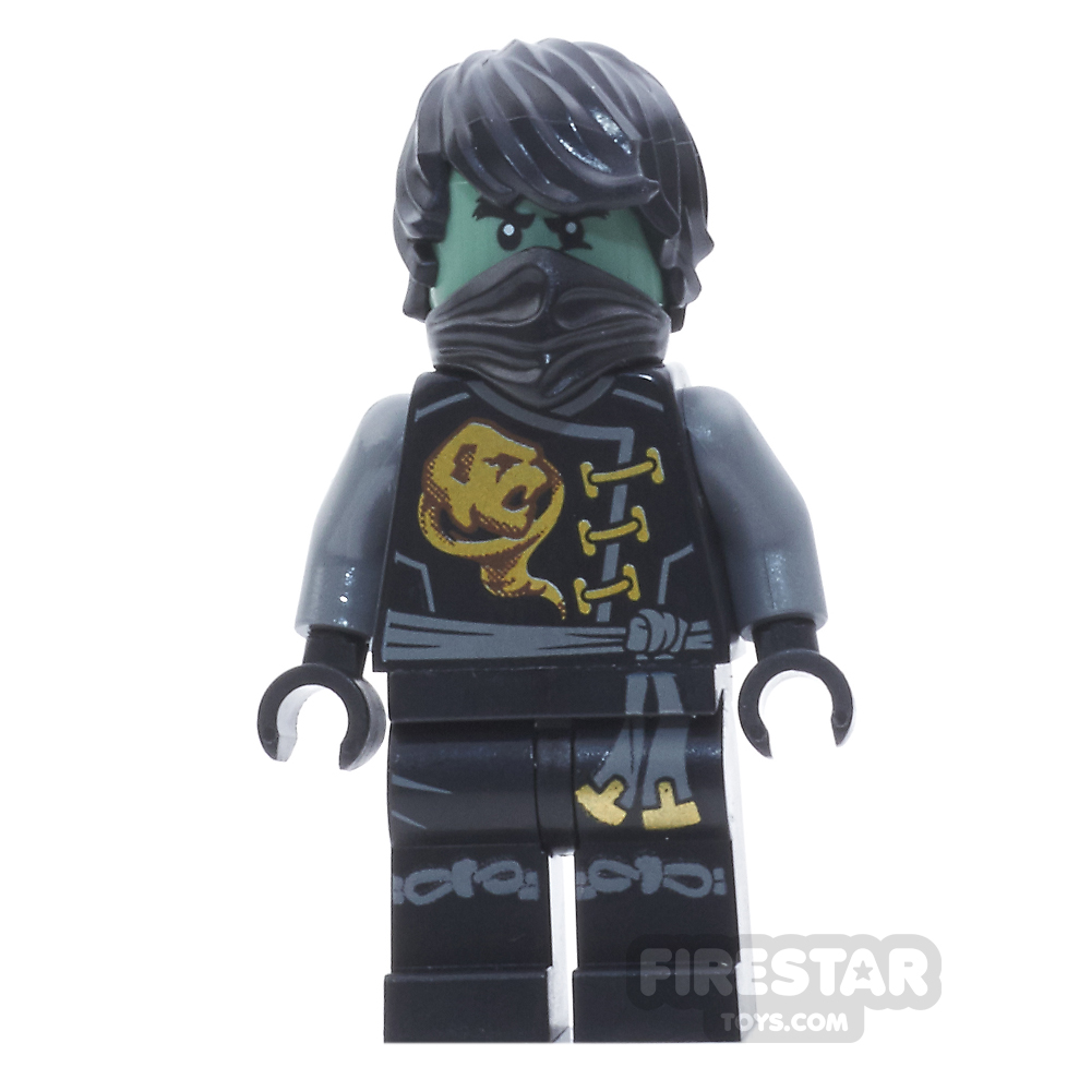 LEGO Ninjago Mini Figure - Cole - Skybound, Ghost, with Hair
