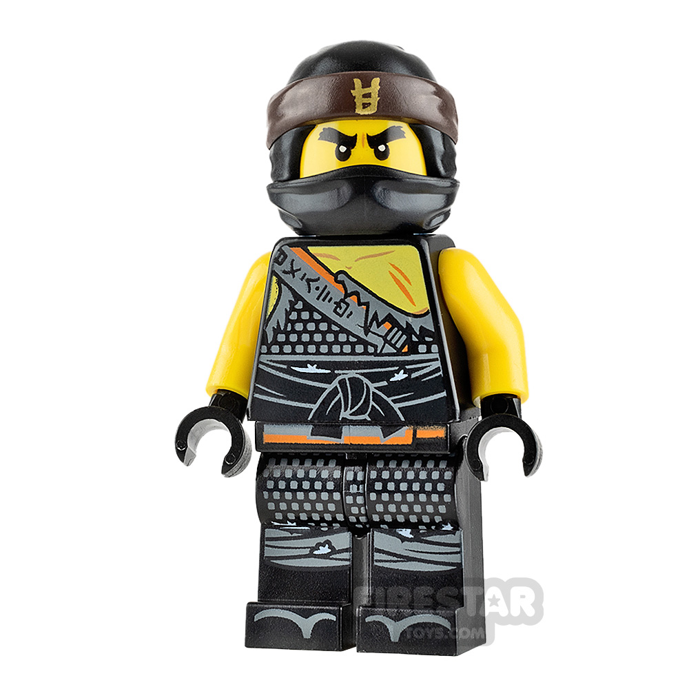 LEGO Ninjago Minifigure Cole Hunted - Gold Symbol