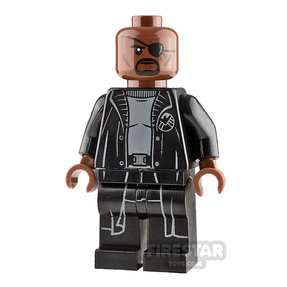 LEGO Super Heroes Minifigure Nick Fury Trench Coat with Shirttail