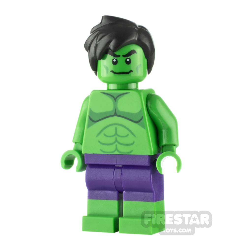 LEGO Super Heroes Minifigure The Hulk Smile and Grin