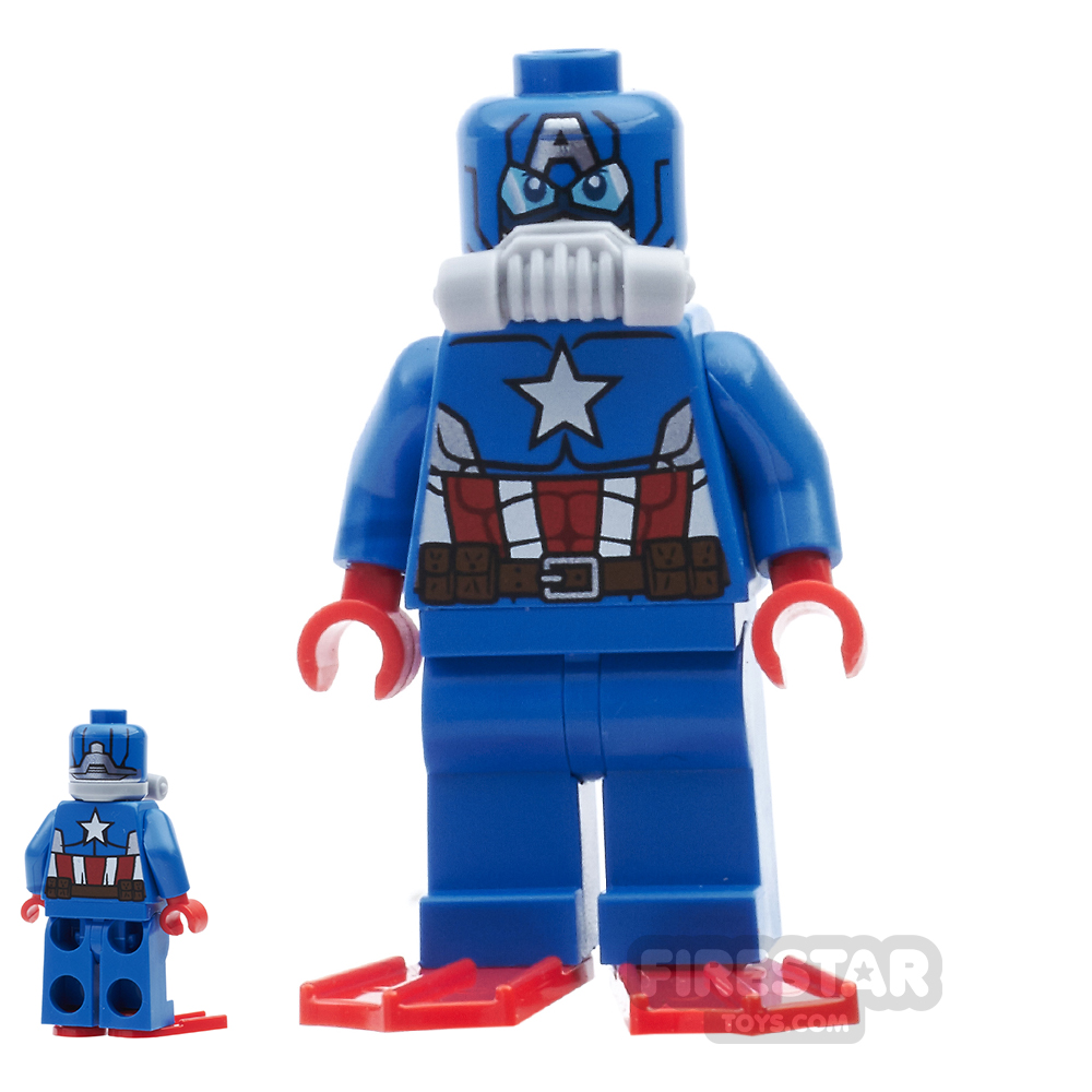 LEGO Super Heroes Mini Figure - Scuba Captain America
