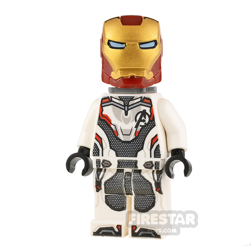 LEGO Super Heroes Iron Man White Jumpsuit Minifigure from 30452 Bagged 