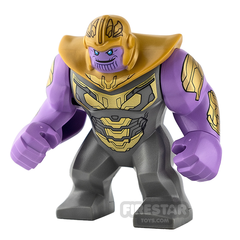 LEGO Super Heroes Minifigure Thanos Dark Gray Armour