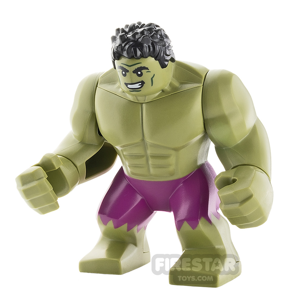 El increíble Hulk cabello largo CAVERNÍCOLA MINIFIGURA LEGO Big Green Custom Fit CC18 