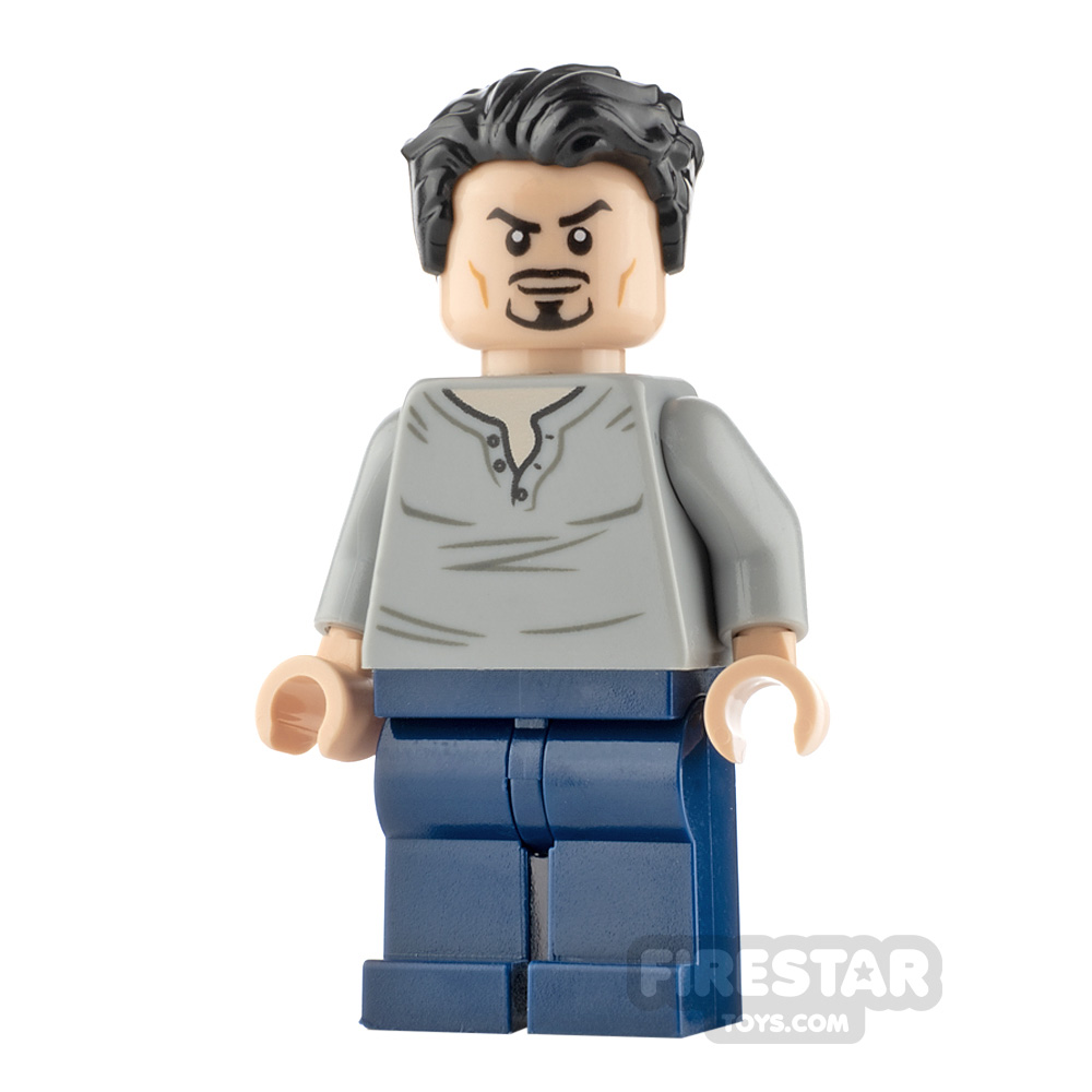 LEGO Super Heroes Minifigure Tony Stark Open Neck Shirt