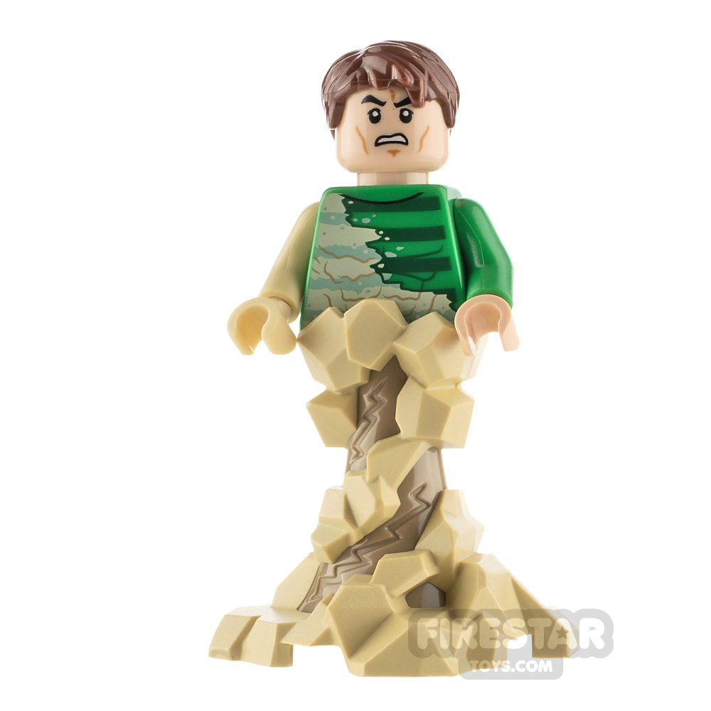 Custom Designed Minifigure Sandman Superhero Printed On LEGO Parts 