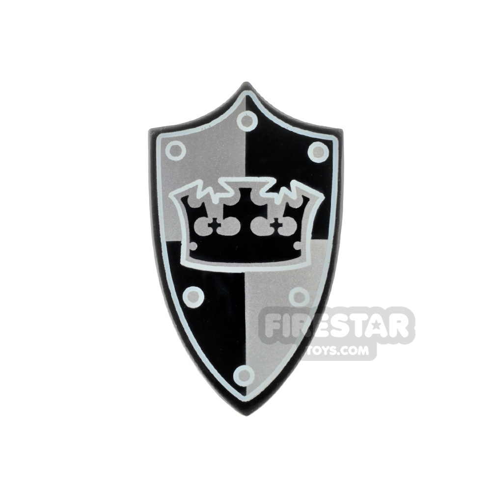 BrickForge Knight Shield CrownieBLACK