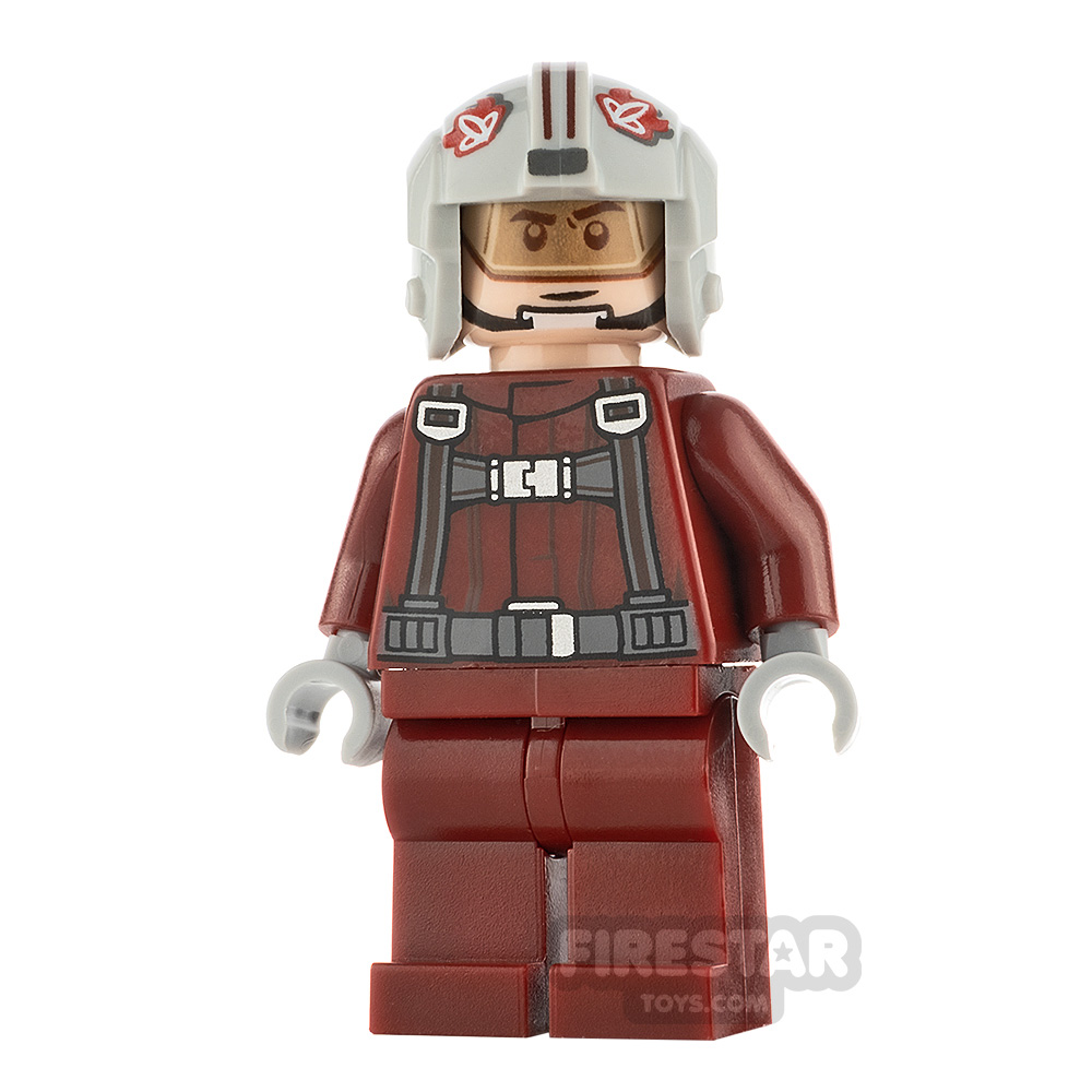 Lego Star Wars Minifigure Head Open Mouth Pattern SW T-16 Skyhopper Pilot #31 
