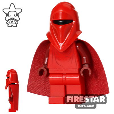 LEGO Star Wars Royal Guard Minifigure with Red Cape Black Head 