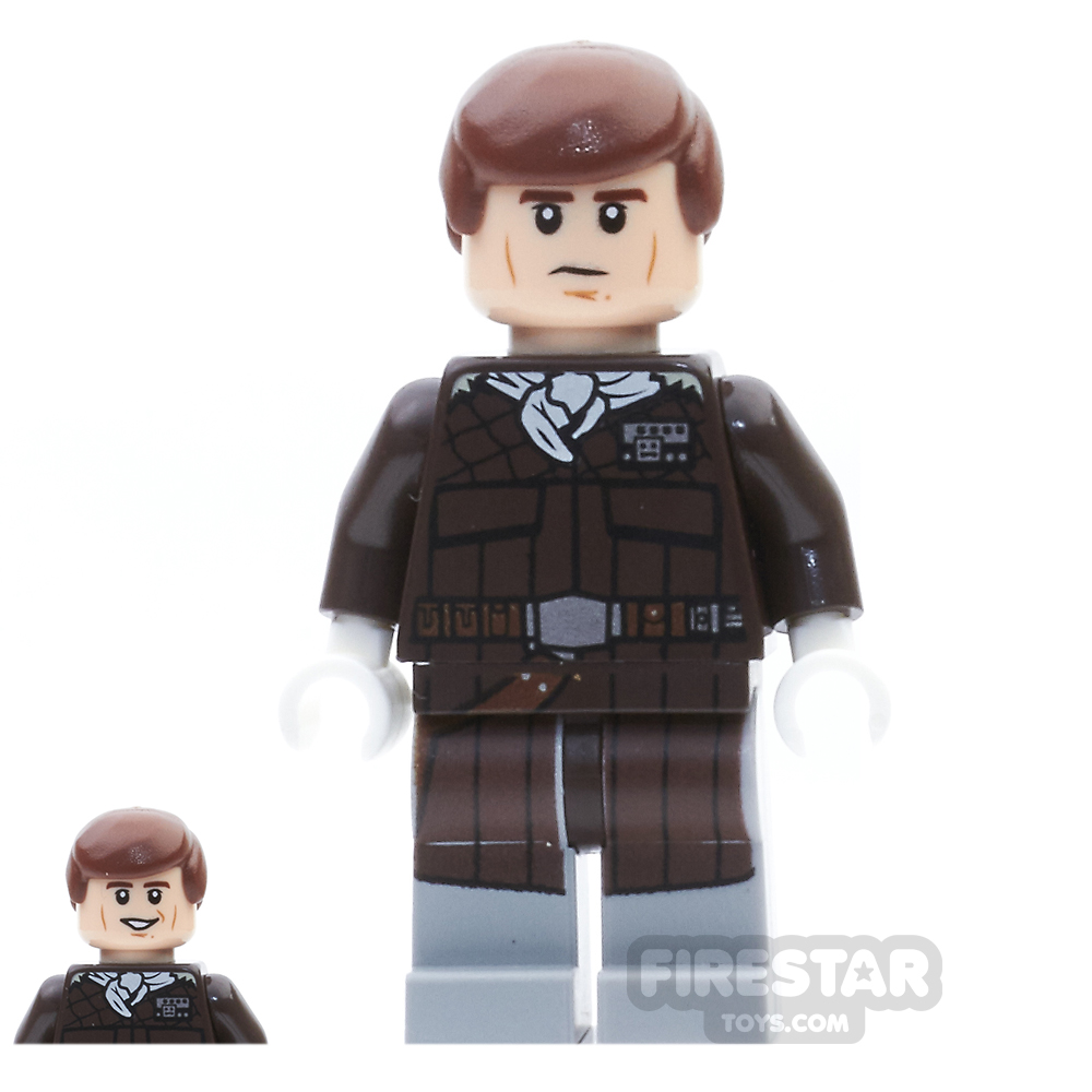 LEGO Star Wars Mini Figure -  Han Solo - Dark Brown Jacket
