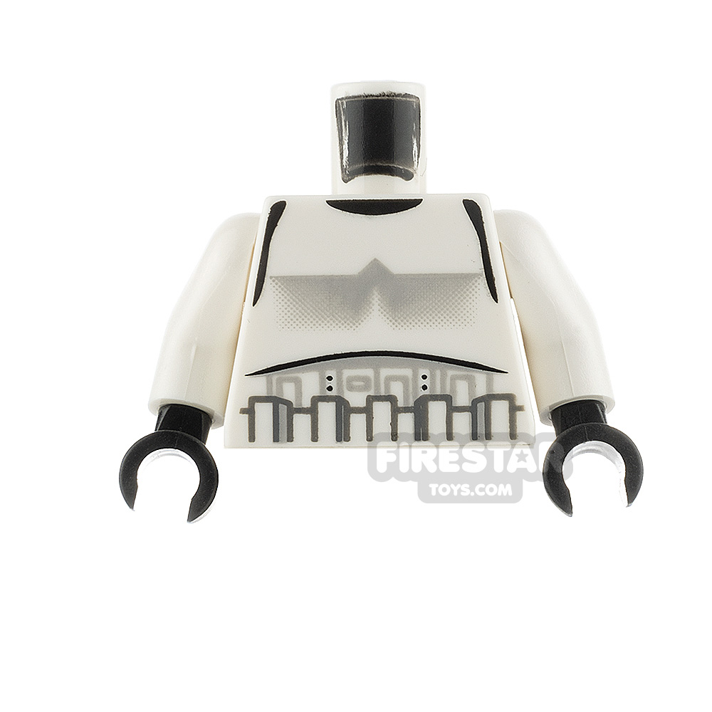LEGO Mini Figure Torso - Stormtrooper ArmourWHITEWHITE