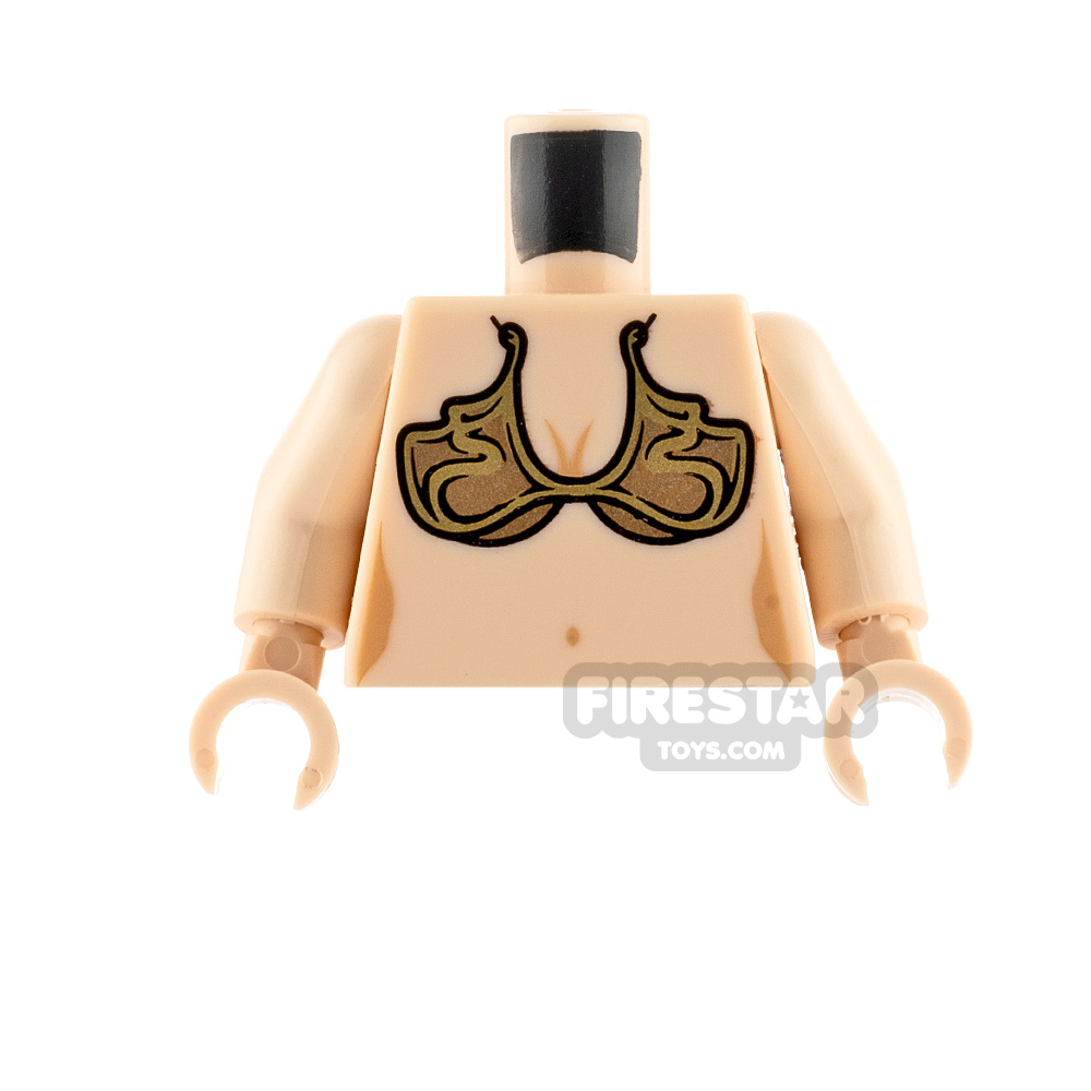 LEGO Mini Figure Torso - Leia Gold Bikini