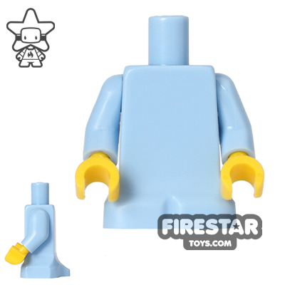 LEGO Mini Figure Torso - The Simpsons - Babygrow - Maggie SimpsonBRIGHT LIGHT BLUE