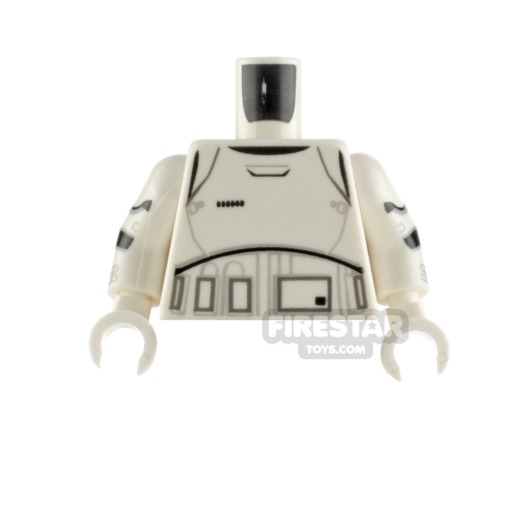 LEGO Mini Figure Torso - First Order Stormtrooper ArmourWHITEWHITE