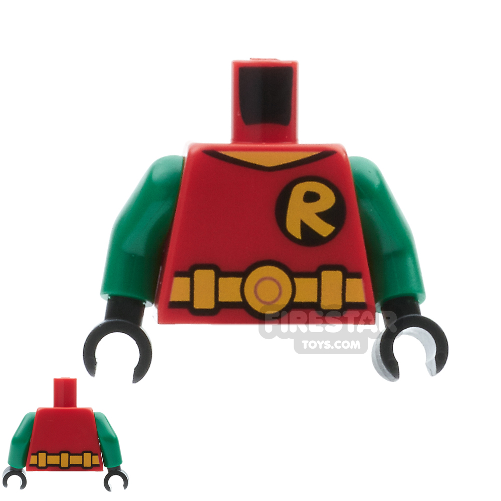 LEGO Mini Figure Torso - Robin Yellow Belt