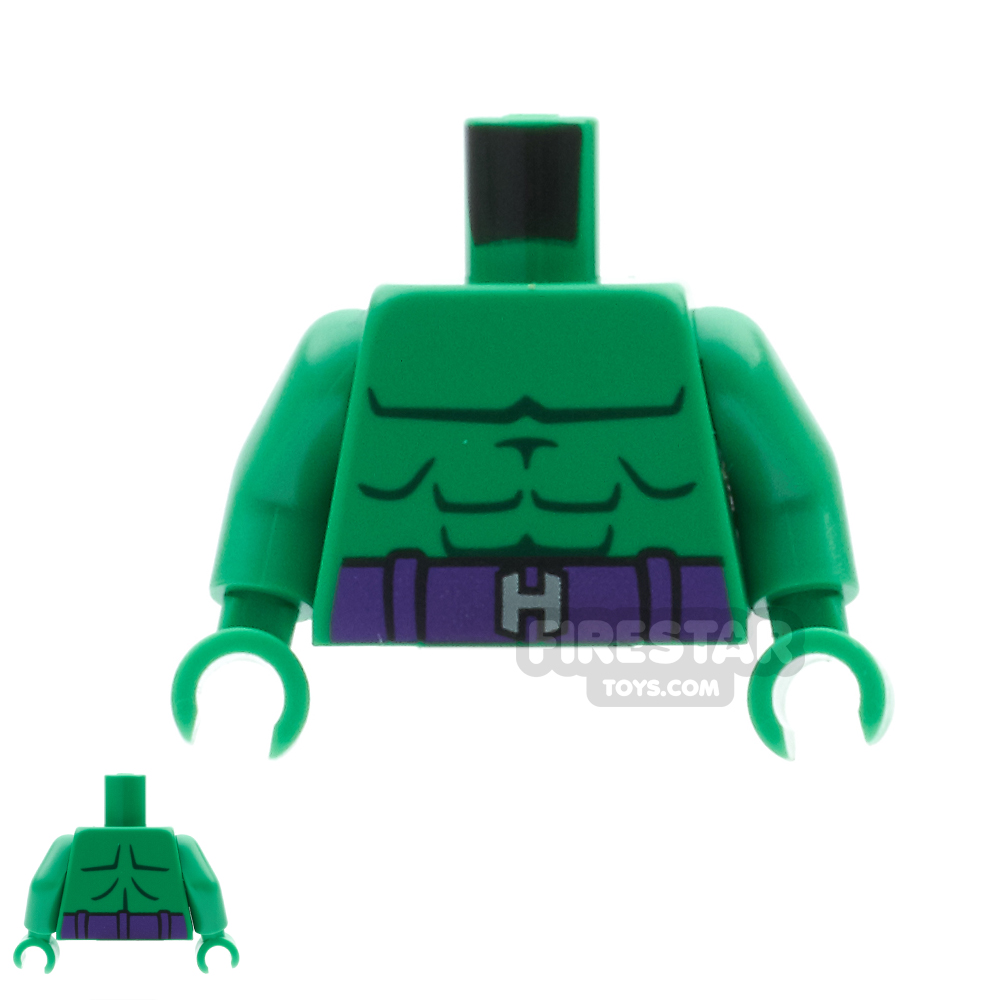 LEGO Mini Figure Torso - Hulk Muscles