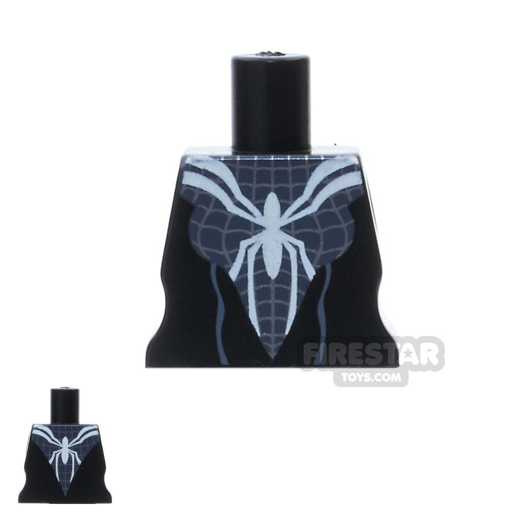 Arealight Mini Figure Torso - Arachne Dress - Black and WhiteBLACK