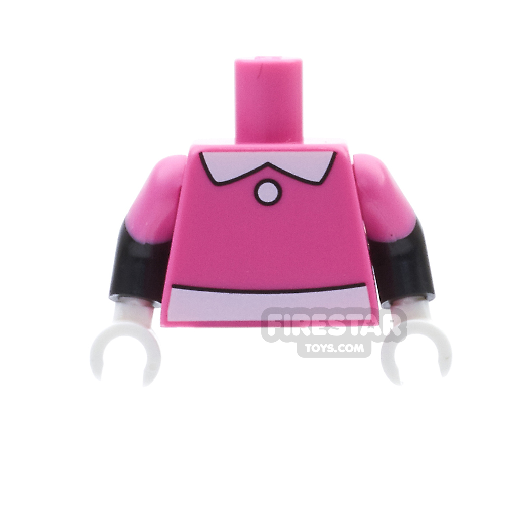 LEGO Mini Figure Torso - Minnie Mouse - Dark Pink