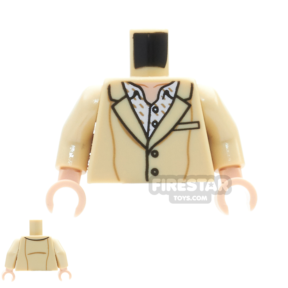 LEGO Mini Figure Torso - Lex Luthor SuitTAN