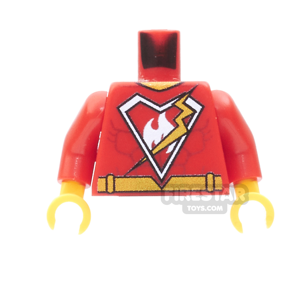 Custom Design Torso - Super Hero Top - Male - Red