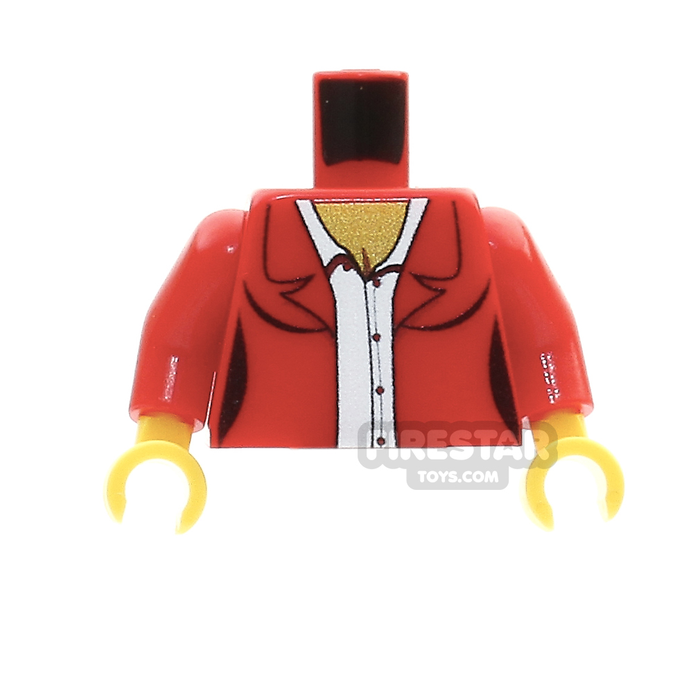 Custom Design Torso - Female Suit And Jacket - Red