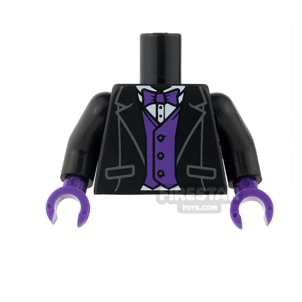 LEGO Mini Figure Torso - Batman - Red HoodBLACK