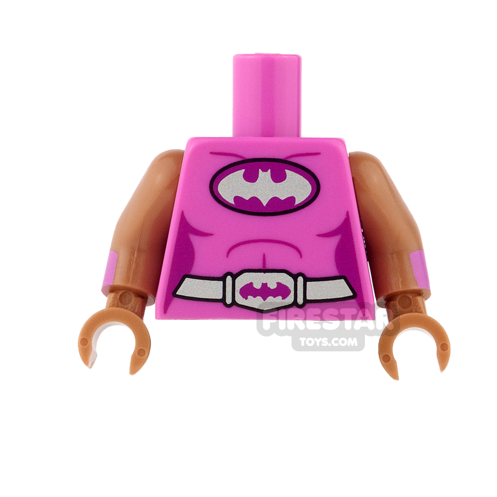 LEGO Mini Figure Torso - Batgirl - Dark Pink Suit