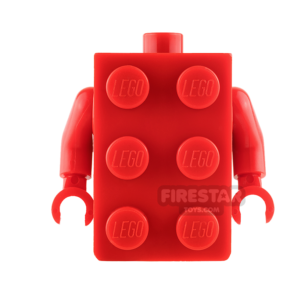 LEGO Mini Figure Torso - LEGO Brick - Red