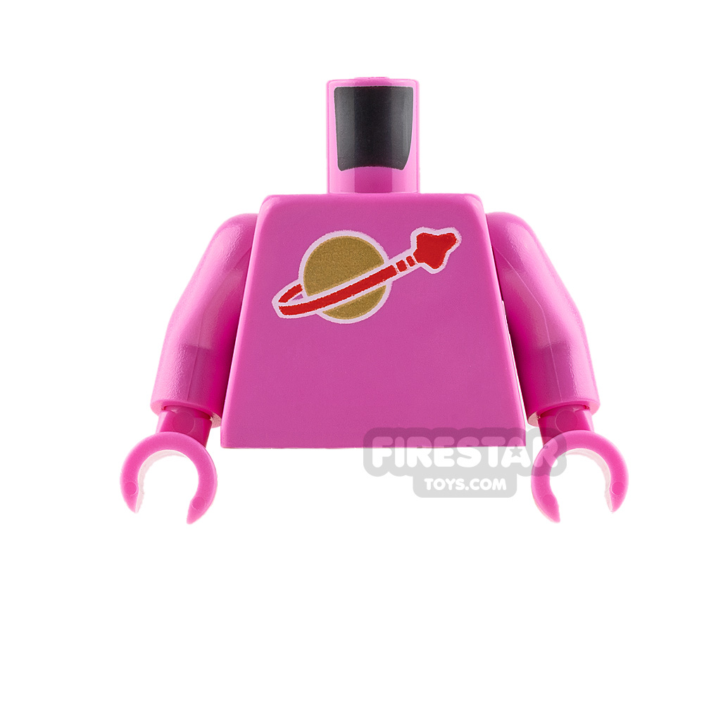 LEGO Mini Figure Torso - Classic Space - Dark Pink