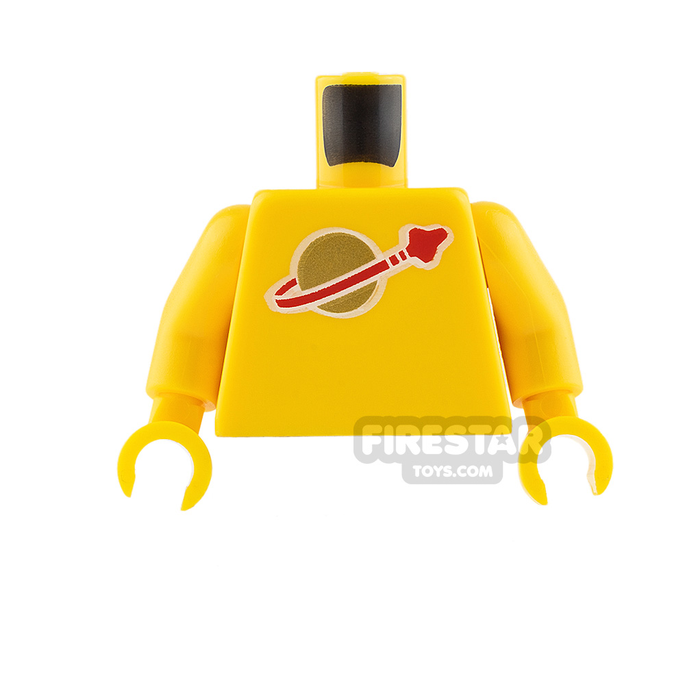 LEGO Mini Figure Torso - Classic Space - Yellow
