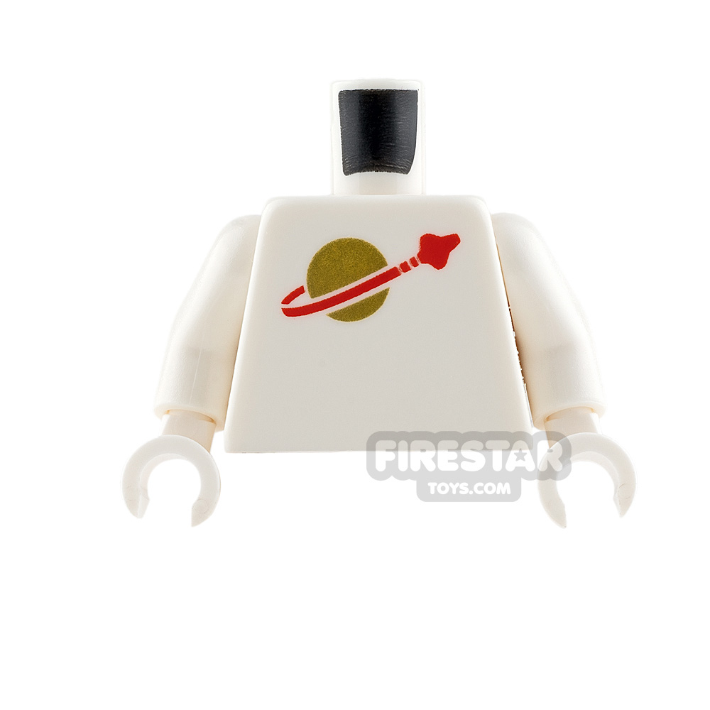 LEGO Mini Figure Torso - Classic Space - WhiteWHITE
