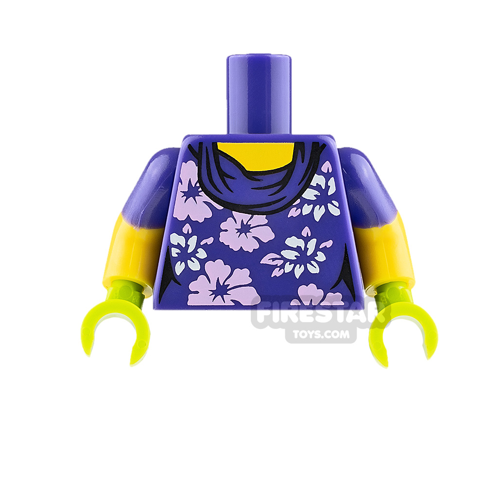 LEGO Minifigure Torso Floral Jumper