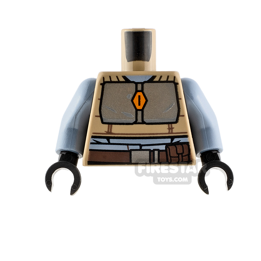 LEGO Minifigure Torso Mandalorian WarriorDARK TAN