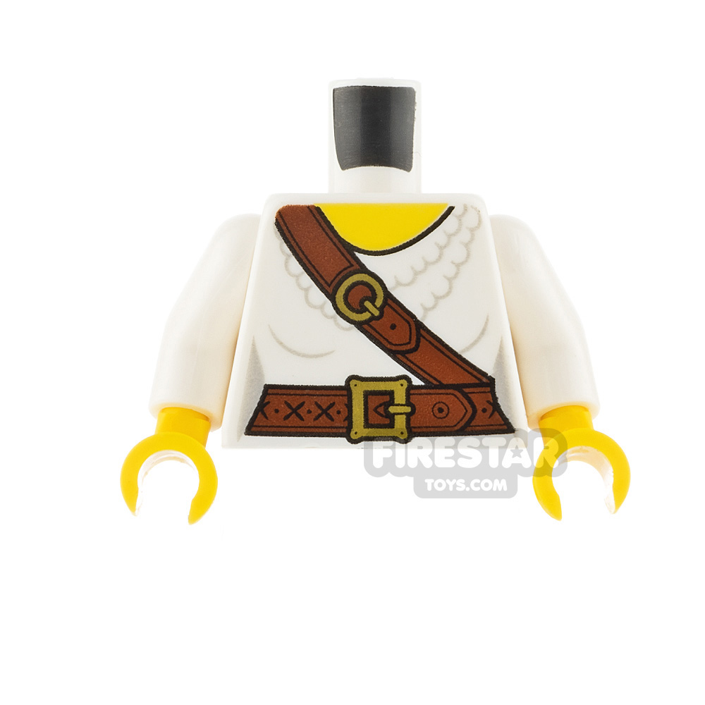 LEGO Minifigure Torso Female PirateWHITE
