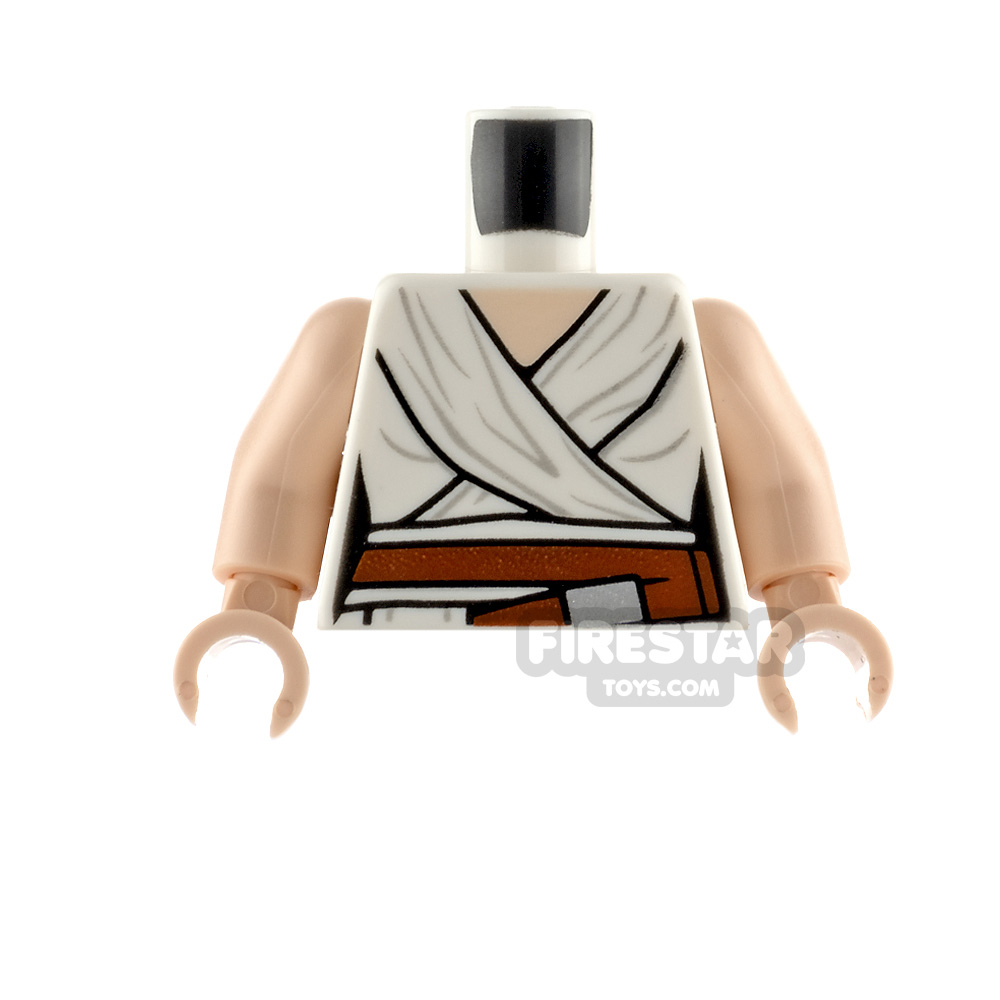 LEGO Minifigure Torso Tied Robe with BeltWHITE