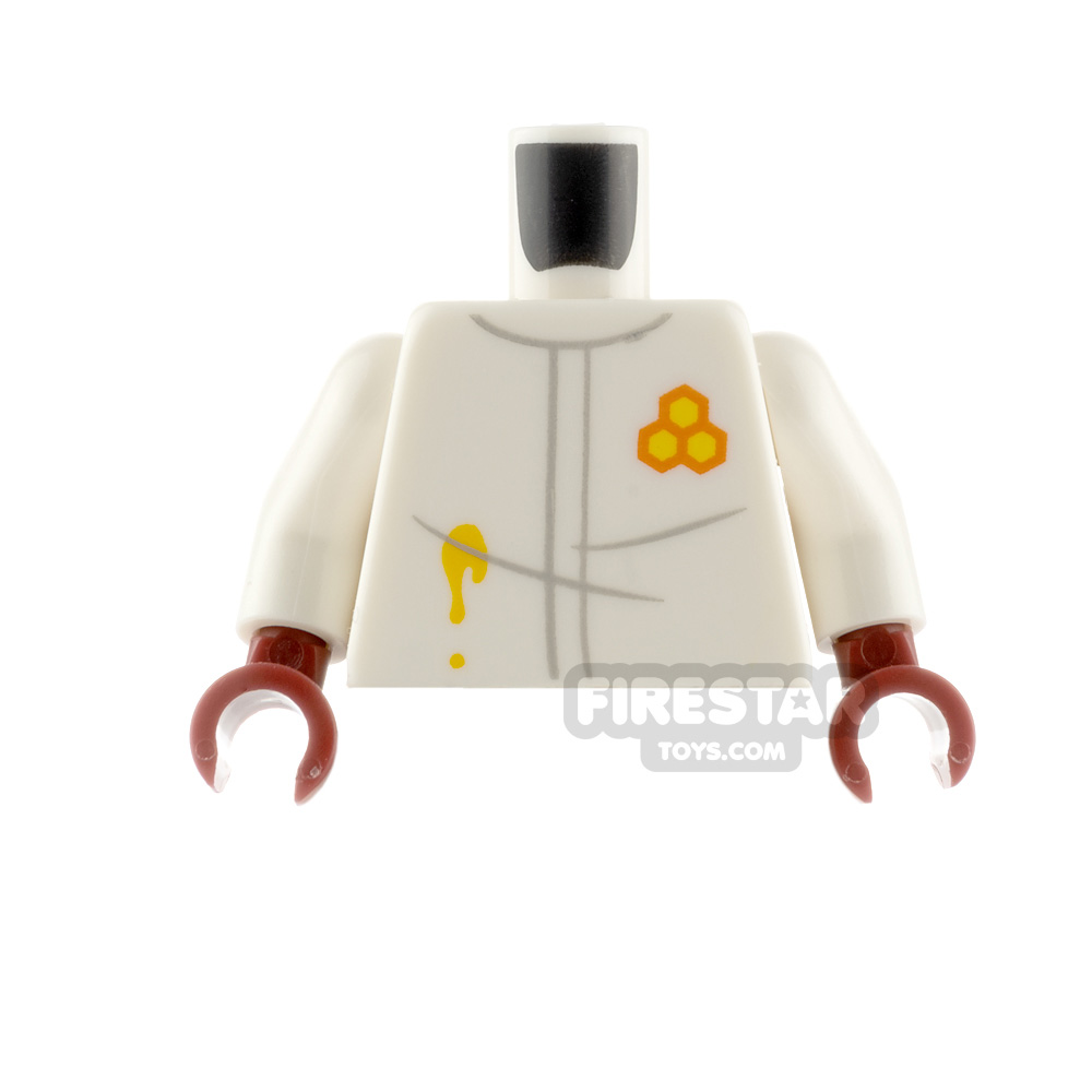 LEGO Minifigure Torso Jumpsuit with Honeycomb Logo