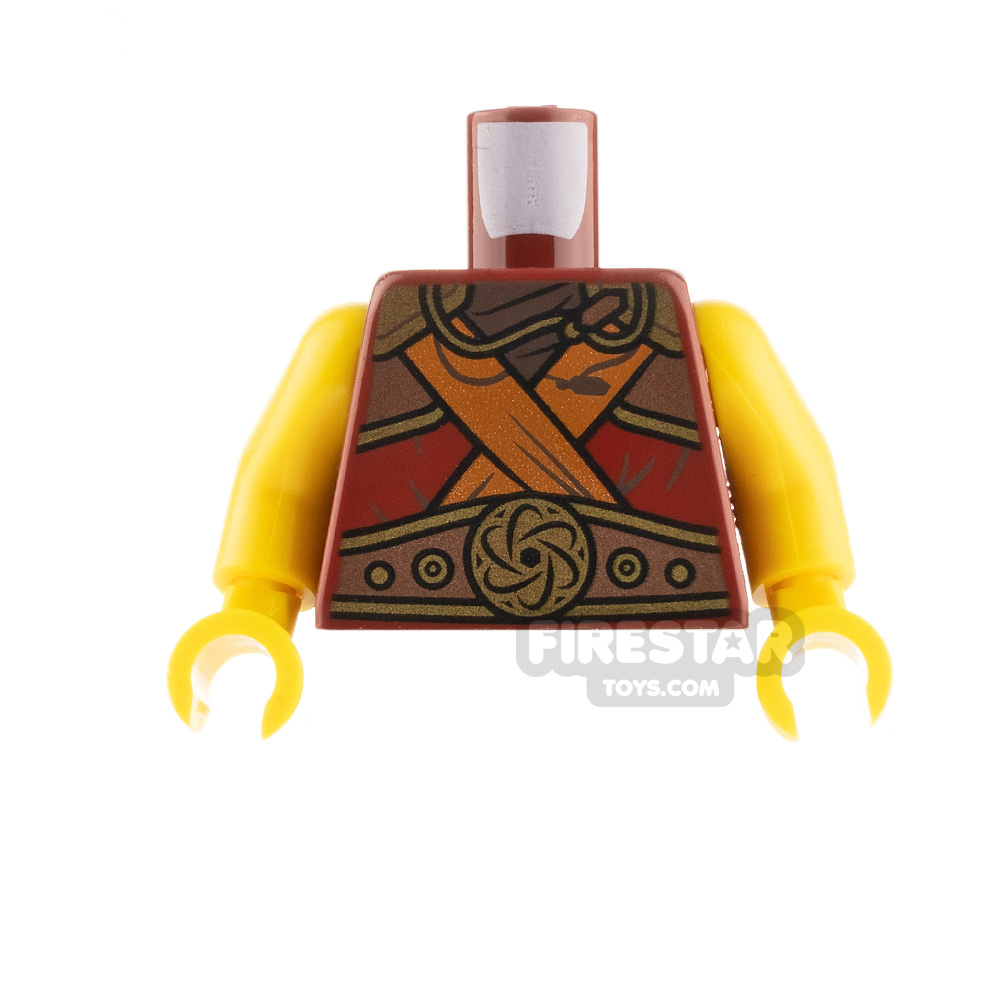 LEGO Minfigure Torso Armour and CrossbeltsDARK RED