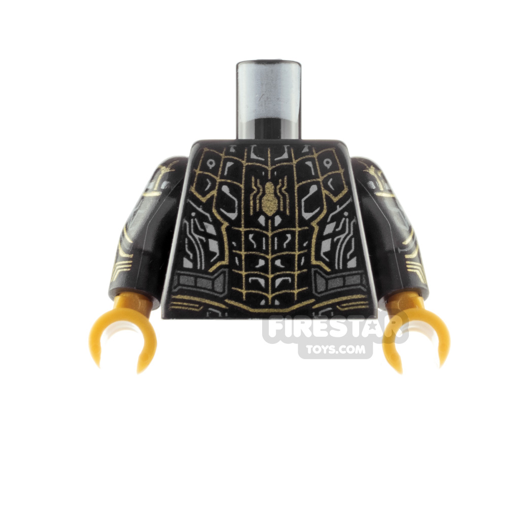 additional image for LEGO Minifigure Torso Spider-Man Black and Gold Suit