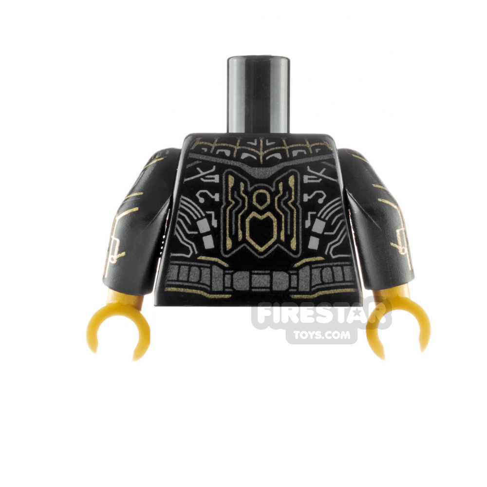 additional image for LEGO Minifigure Torso Spider-Man Black and Gold Suit