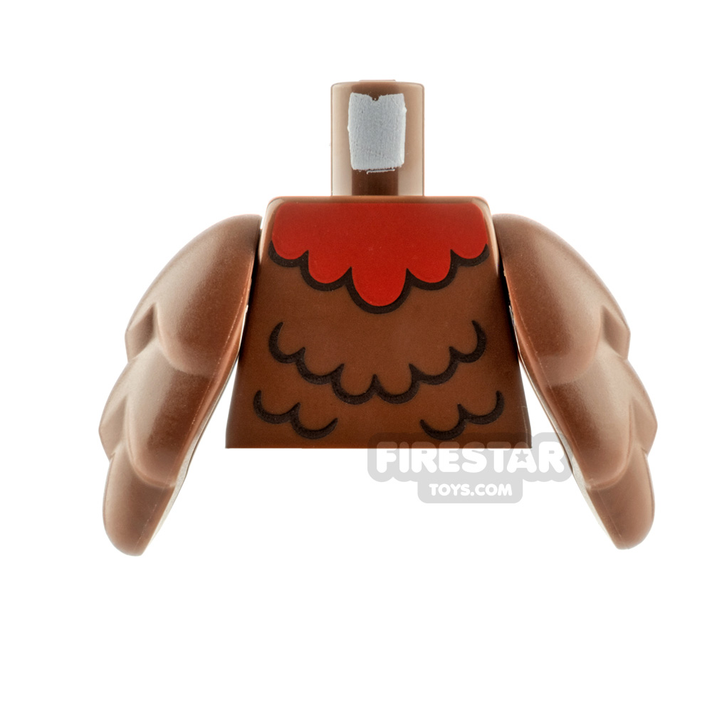 LEGO Minifigure Torso TurkeyREDDISH BROWN