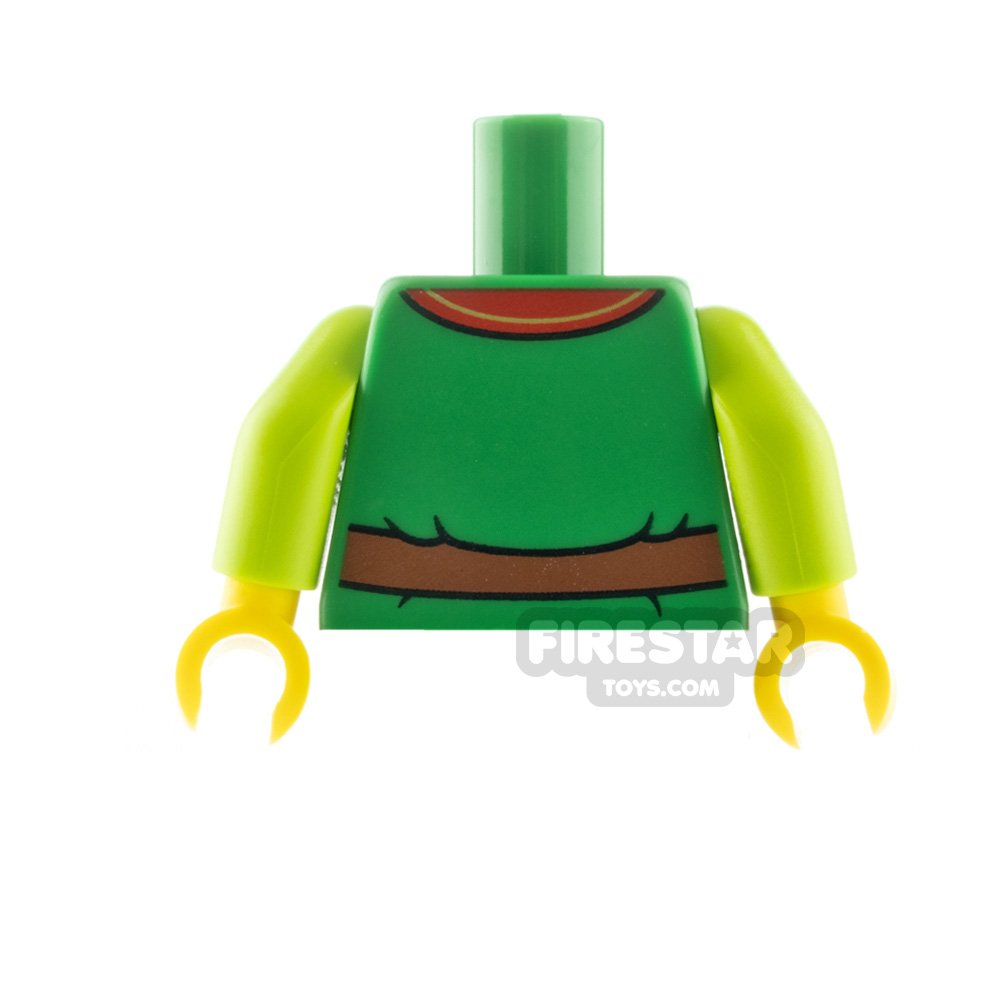 additional image for LEGO Minifigure Torso Holiday Elf with Belt