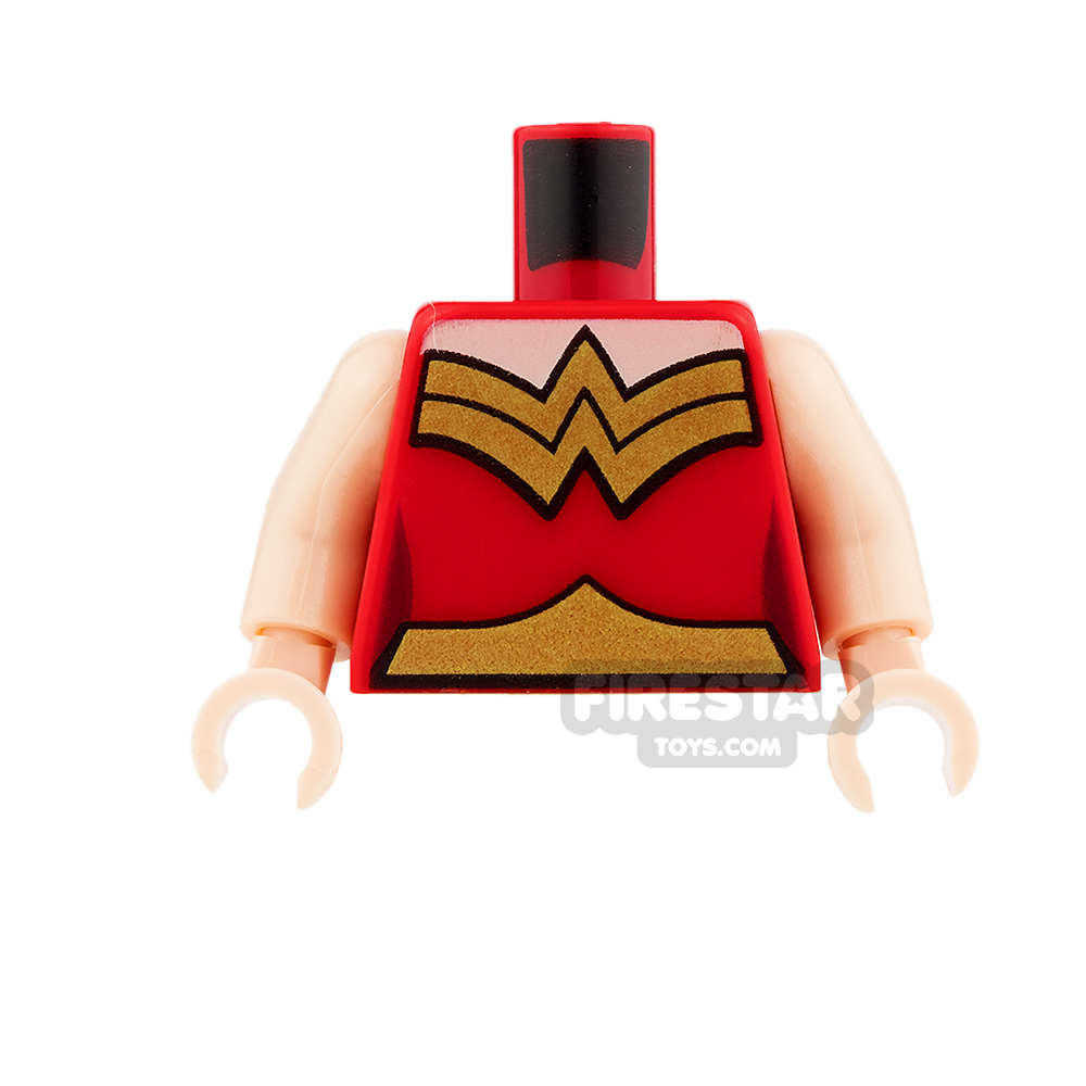 LEGO Mini Figure Torso - Wonder WomanRED