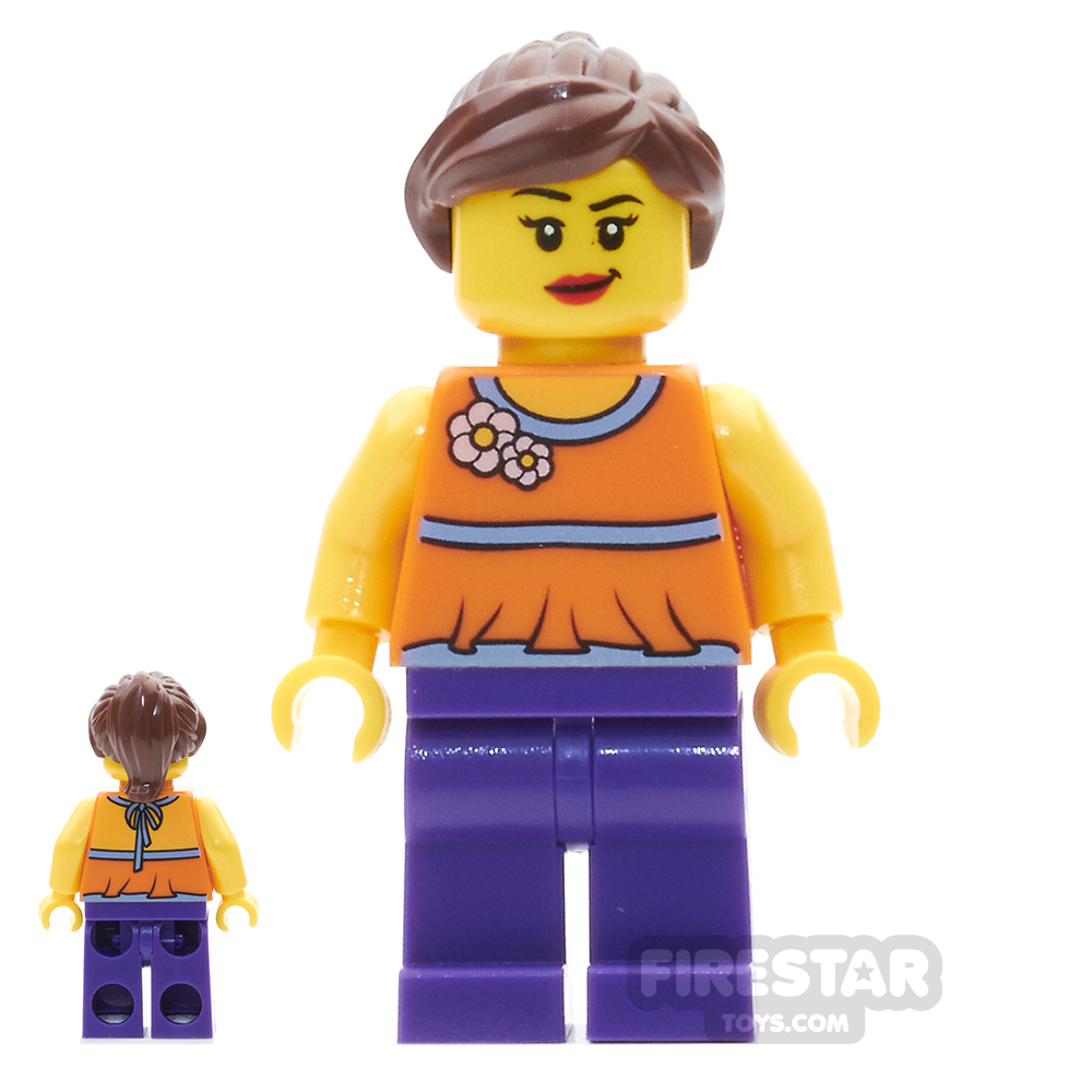 Lego 2 Stück orange Beine Hosen für Minifiguren Figuren Basics City Neu 