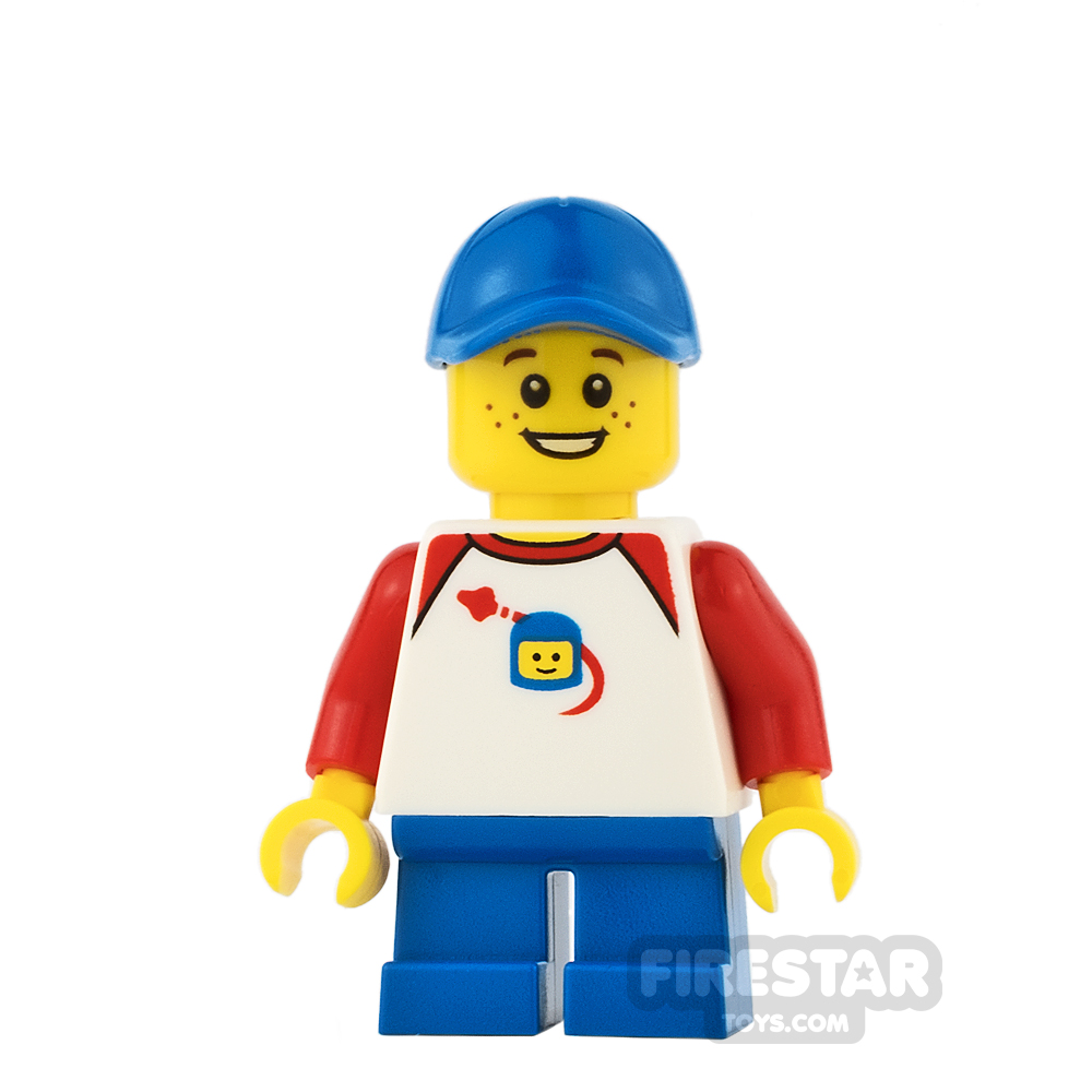 LEGO City Mini Figure - Classic Space Shirt and Freckles
