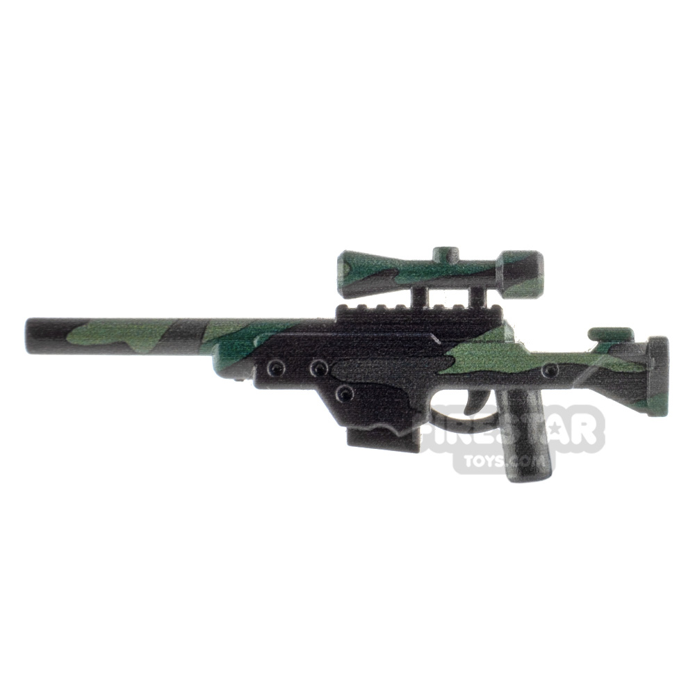 BrickTactical L96 Sniper Rifle Woodland CamoDARK GREEN