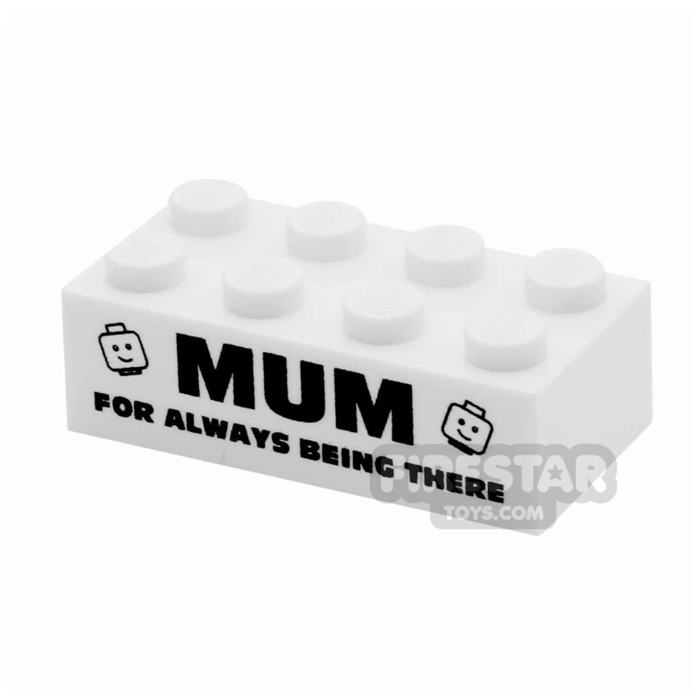 additional image for Custom printed Brick 2x4 - Awesome Mum
