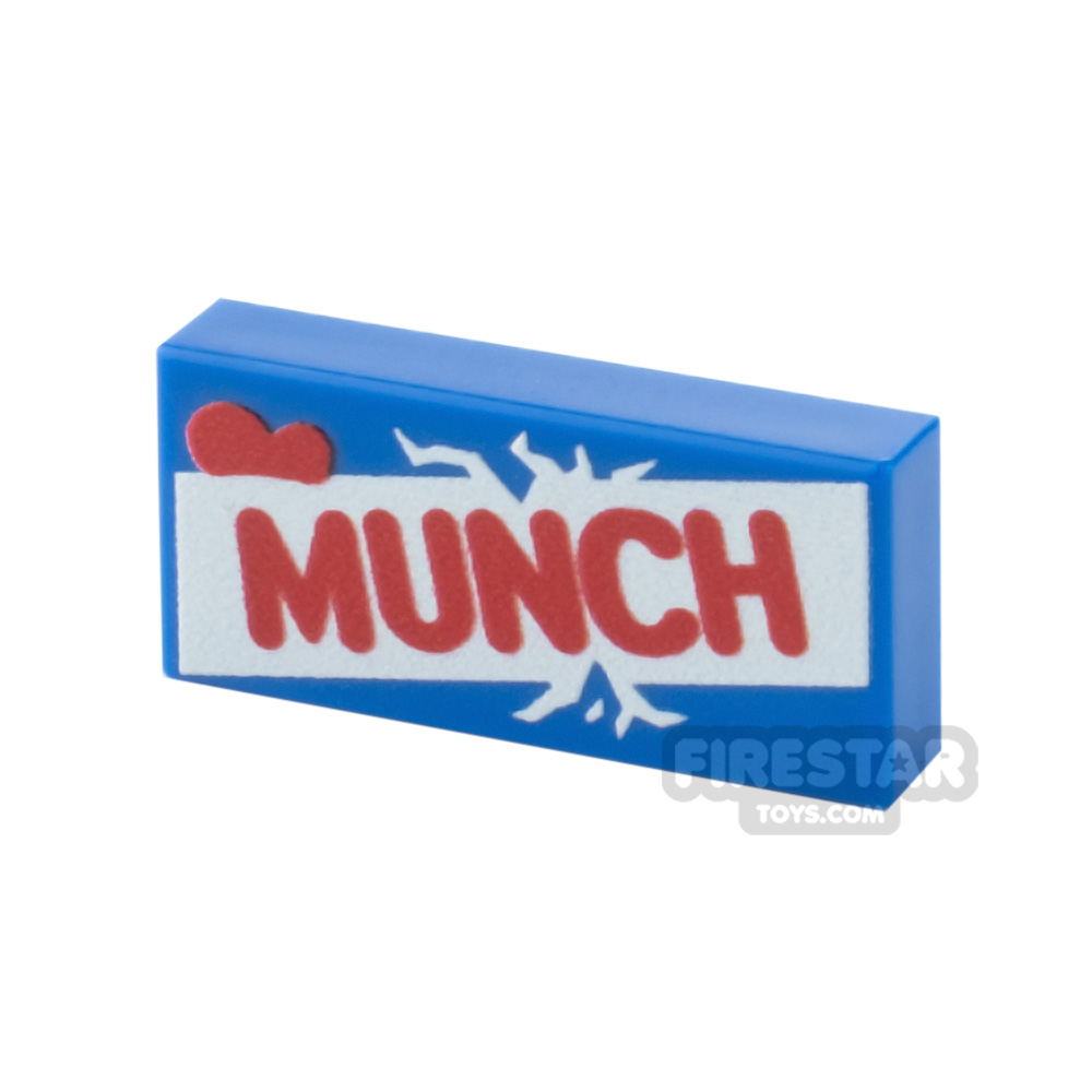 additional image for Printed Tile 1x2 - Munch Bar