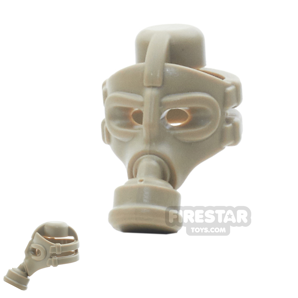 additional image for BrickWarriors - Gas Mask - Dark Tan